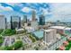 Expansive city view featuring the downtown skyline and vibrant cityscape from an elevated perspective at 222 S Caldwell St # 2203, Charlotte, NC 28202