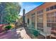 Inviting back deck perfect for relaxing, with outdoor seating and a view of the lush, green backyard at 2620 Yarrow Rd, Charlotte, NC 28213