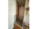 Open closet with metal racks and overhead storage at 333 Mount View Ln # 266 B, New London, NC 28127