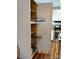 Organized kitchen pantry featuring adjustable wire shelving and ample storage space at 333 Mount View Ln # 266 B, New London, NC 28127