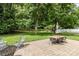 Spacious backyard with patio area, perfect for outdoor entertaining and relaxation at 3969 Sheffield Dr, Charlotte, NC 28205