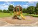 Colorful playground equipment in a community park, perfect for recreation at 3969 Sheffield Dr, Charlotte, NC 28205