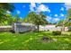 Backyard with a well-maintained lawn and a view of the home's exterior at 411 Belvedere Cir, Kings Mountain, NC 28086