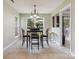 Cozy dining area with a view of the backyard and space for Gathering meals at 5701 Silver Eagle Dr, Charlotte, NC 28214