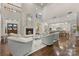 Spacious living room featuring a fireplace, wood floors, and an open floor plan at 920 Terramore Dr, Waxhaw, NC 28173