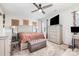 Spacious bedroom featuring a cozy bed with a fluffy rug, offering a comfortable and inviting atmosphere at 1117 Laurel Woods Dr, Gastonia, NC 28052