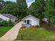 Charming home with a landscaped front yard and a gravel driveway at 1210 Cloninger Ave, Gastonia, NC 28052