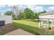 This outdoor space has a yard and fence at 12452 Stratfield Place Cir, Pineville, NC 28134
