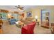 Inviting living room with neutral tones, comfortable seating, and warm lighting, ideal for gatherings at 13416 Kintyre Ct, Matthews, NC 28105