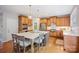 Modern kitchen with large island, stainless steel appliances, and custom cabinetry at 184 Melbourne Dr, Fort Mill, SC 29708