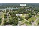 An aerial view showing the home's location near the waterfront and Marina Village at 200 Southwood Park Rd, Mooresville, NC 28117