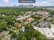 Aerial view of the home's location relative to Uptown Charlotte and surrounding residential areas at 2005 Scott Ave, Charlotte, NC 28203