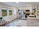 Modern kitchen featuring stainless steel appliances, white cabinetry, and ample counter space for culinary enthusiasts at 3307 Draper Ave, Charlotte, NC 28205