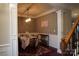 Elegant dining room with stylish lighting and ample space for entertaining guests at 4003 Northerly Island Ct, Gastonia, NC 28056