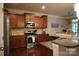Beautiful kitchen with granite countertops and stainless steel appliances at 4003 Northerly Island Ct, Gastonia, NC 28056