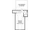 Layout of bonus room and unfinished storage space, featuring stairs and bath at 5123 Raging Creek Dr, Indian Trail, NC 28079