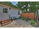 Cozy patio features outdoor seating, a small garden area, and a peaceful spot for relaxation at 5211 Londonderry Rd, Charlotte, NC 28210