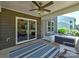 Outdoor patio featuring comfortable seating, a hot tub, and easy access to the backyard at 5797 Mcclintock Dr, Denver, NC 28037