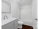 Well-maintained bathroom with a modern vanity and a clean, bright shower/tub combination at 745 Erin Brook Ct, York, SC 29745