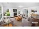 Bright and airy living room with a fireplace, neutral decor, and ample seating, virtually staged at 745 Erin Brook Ct, York, SC 29745