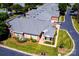 Overhead view of the property, highlighting the brick exterior and community layout at 8538 Highland Glen Dr, Charlotte, NC 28269