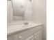 Cozy bathroom features a white vanity and a large mirror, creating a bright and clean atmosphere at 10606 Danesway Ln, Cornelius, NC 28031