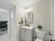 Bright bathroom with a stylish vanity and updated fixtures at 12320 Verdant Ct, Charlotte, NC 28273