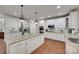 Open kitchen with a center island, stainless steel appliances, and plenty of counter space at 1241 Brough Hall Dr, Waxhaw, NC 28173