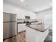 Kitchen with granite counters, stainless appliances, and island at 125 Fosters Glen Pl, Mooresville, NC 28115