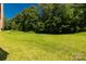 Large backyard with mature trees at property line at 1675 Old Lynwood Cir, Lancaster, SC 29720