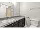 Bathroom featuring a single sink vanity and standard toilet at 1675 Old Lynwood Cir, Lancaster, SC 29720