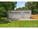 Two-car detached garage is perfect for auto enthusiasts and for extra storage at 2476 Cane Mill Rd, Lancaster, SC 29720