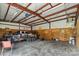 A large garage with two bays and ample space for storage and projects with plenty of room for cars and other vehicles at 2476 Cane Mill Rd, Lancaster, SC 29720
