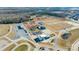 Aerial view showcases the vibrant BMX track, sports fields, and recreational facilities at 257 Auburn View Rd, Rock Hill, SC 29730