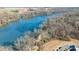 Aerial view of the Catawba River, showing its sparkling blue waters and surrounding trees at 257 Auburn View Rd, Rock Hill, SC 29730