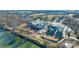 Aerial view of multi-story apartment buildings along the Catawba River at 257 Auburn View Rd, Rock Hill, SC 29730