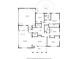 Detailed floor plan showcasing the layout of this home, including the kitchen, bedrooms, living areas, and outdoor patio at 318 W Peeler St, Salisbury, NC 28146