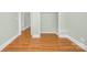 Spacious hall with light green walls and wood-look flooring at 318 W Peeler St, Salisbury, NC 28146
