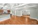 Open-concept kitchen and living room, featuring hardwood floors and plenty of natural light at 318 W Peeler St, Salisbury, NC 28146