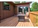 Outdoor deck featuring a fire table, seating and brown exterior at 4004 Stillwater Ct, York, SC 29745