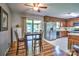 Eat-in kitchen featuring stainless steel appliances and classic wood cabinetry at 4004 Stillwater Ct, York, SC 29745