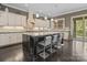 Beautiful kitchen with granite countertops, a large island, and pendant lighting at 426 Kirkbride Ct, Fort Mill, SC 29715