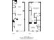 Detailed floor plan showcases the layout of the home, including the kitchen, bedrooms, and living spaces at 435 Hurston Cir, Charlotte, NC 28208