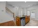 Kitchen area with granite countertops and stainless steel appliances at 435 Hurston Cir, Charlotte, NC 28208