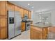 Modern kitchen featuring stainless steel appliances and ample cabinet space at 435 Hurston Cir, Charlotte, NC 28208