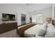 Staged bedroom with large window and dresser at 435 Hurston Cir, Charlotte, NC 28208