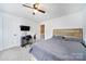 Bedroom with a ceiling fan and desk at 502 Heritage Pkwy, Fort Mill, SC 29715