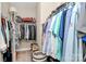 Walk-in closet with ample hanging space and shelving for organized storage at 5129 Whitman Ave, Matthews, NC 28105