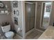 Full bathroom featuring a standing shower with a view of the garden tub at 5425 Creek Run Ct, Kings Mountain, NC 28086