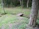Tranquil creek with wooden bridge with a green lawn surrounding at 5425 Creek Run Ct, Kings Mountain, NC 28086